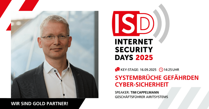 Besucht uns auf den Internet Security Days 2025